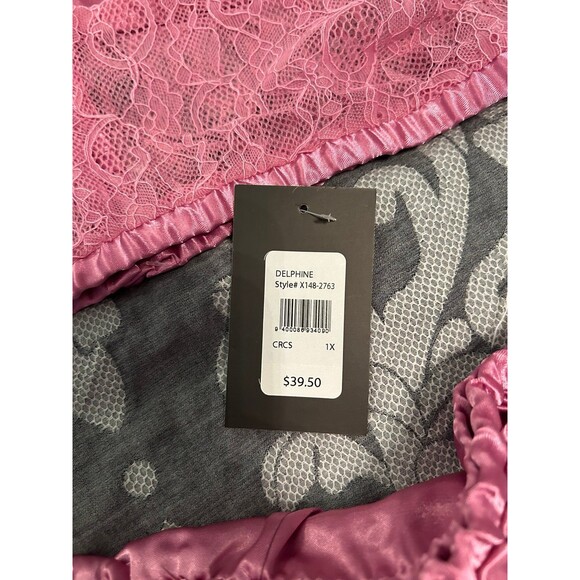 NWT 1X Frederick’s of Hollywood Satin and Lace sleep set. - Picture 4 of 6